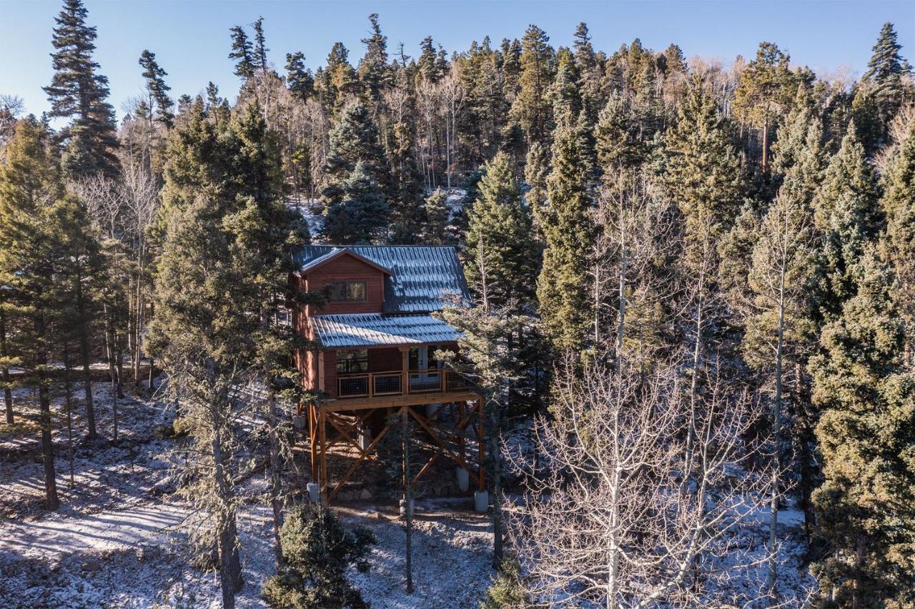 Ridgewalk Treehouse Bed & Breakfast Angel Fire Exterior foto